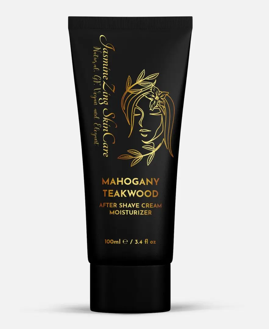 A tube of hand cream with a black background